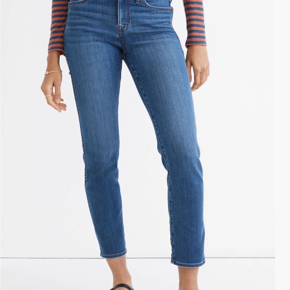 Madewell midrise stovepipe jeans
